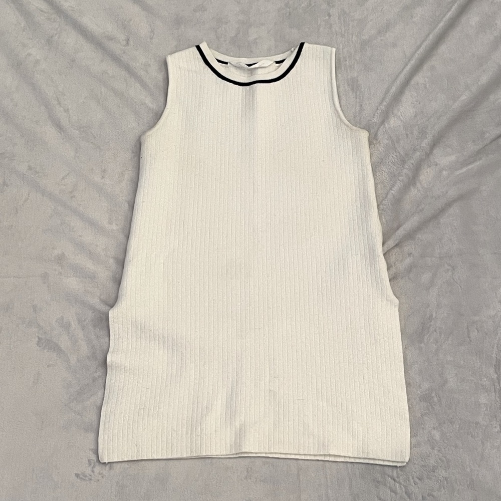 White sweater tank